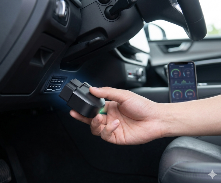 Bluetooth ავტოსკანერი OBD-II სმარტფონისთვის GHT-0016 фото